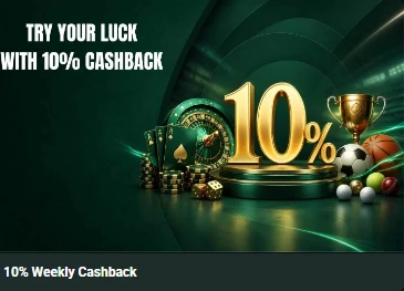 Time4Bets 10 percent weekly cashback promotion for casino and sports