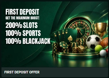 Time4Bets first deposit bonus card offering 100 percent match up to C$500 plus 100 spins for C$20 minimum