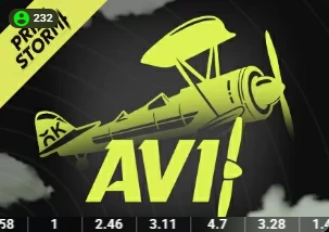 Time4Bets Avi crash game with multiplier graph